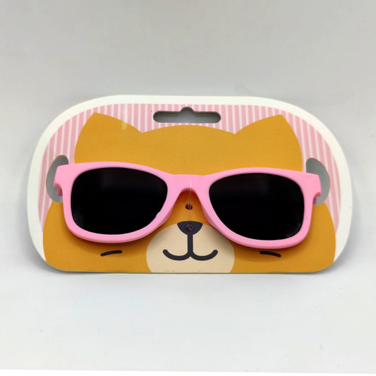 Pink Wayfarer Baby sunglasses With Unbreakable Material