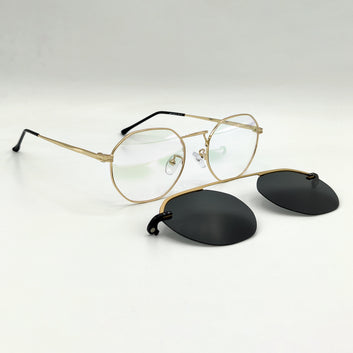 Hexagon Golden Attachment Unisex Frame