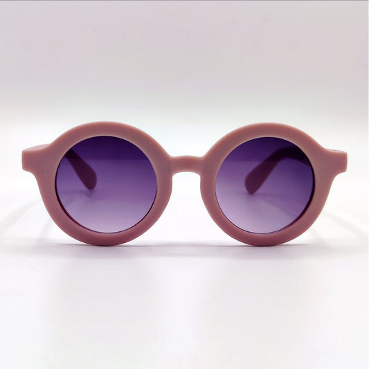 Round Black Gradient Baby Sunglasses