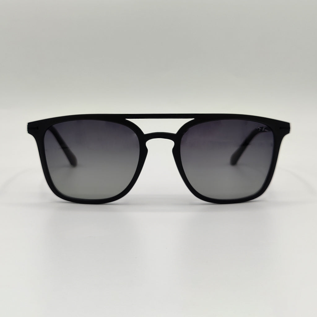 RB Black Double Bridge Men Sunglasses