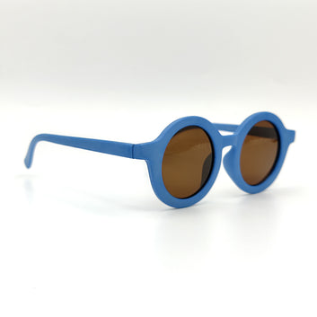 Sky Blue Round Baby Sunglass