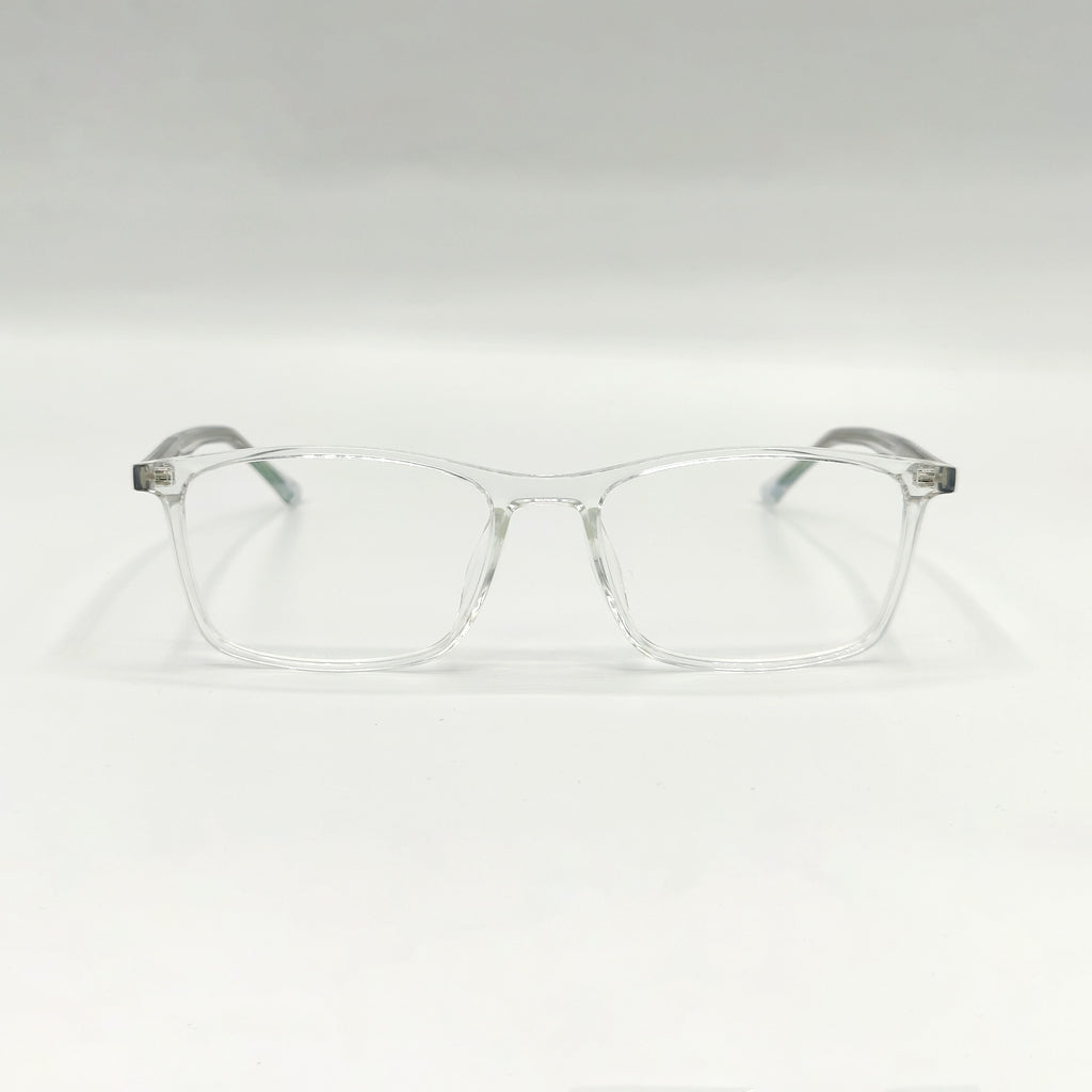 Square Transparent Acetate Unisex frame