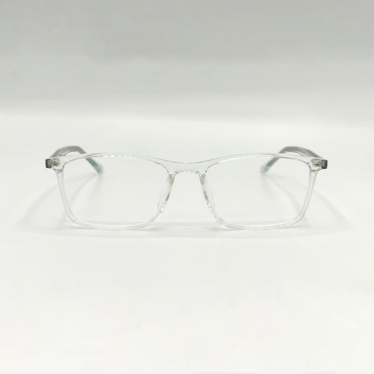 Square Transparent Acetate Unisex frame