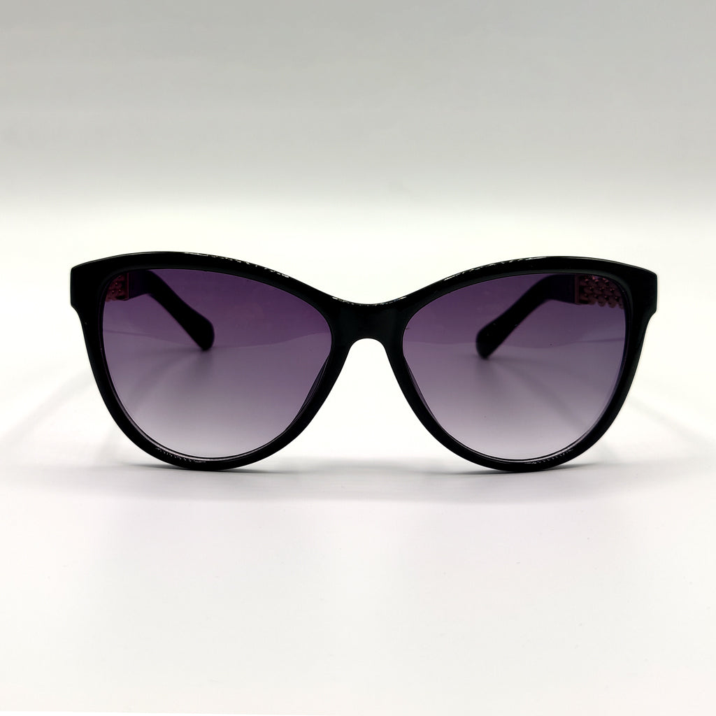 Cat Eye Purple Gradient Golden Side Women Sunglasses