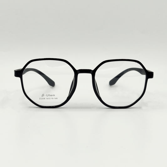 Hexagon Black Unisex Frame