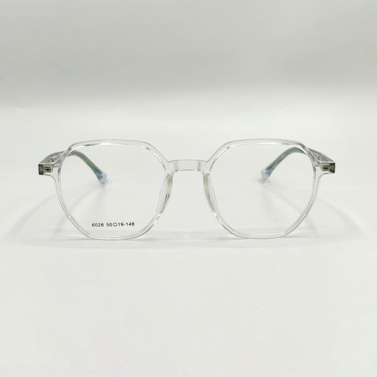 Hexagon Transparent Acetate Unisex Frame