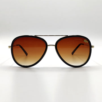 Lacoste Brown Gradient Aviator Mens Sunglasses