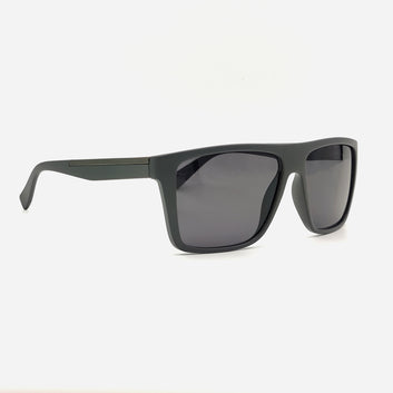 Square Matt Gray Men Sunglasses