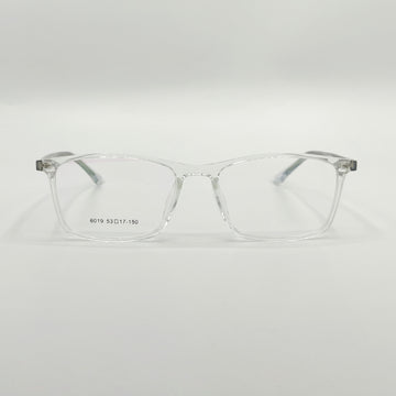 Square Transparent Acetate Unisex frame