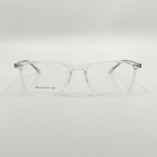 Square Transparent Acetate Unisex frame