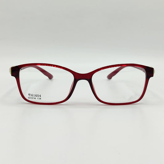 Rectangle Stone Side Marron Women Frame