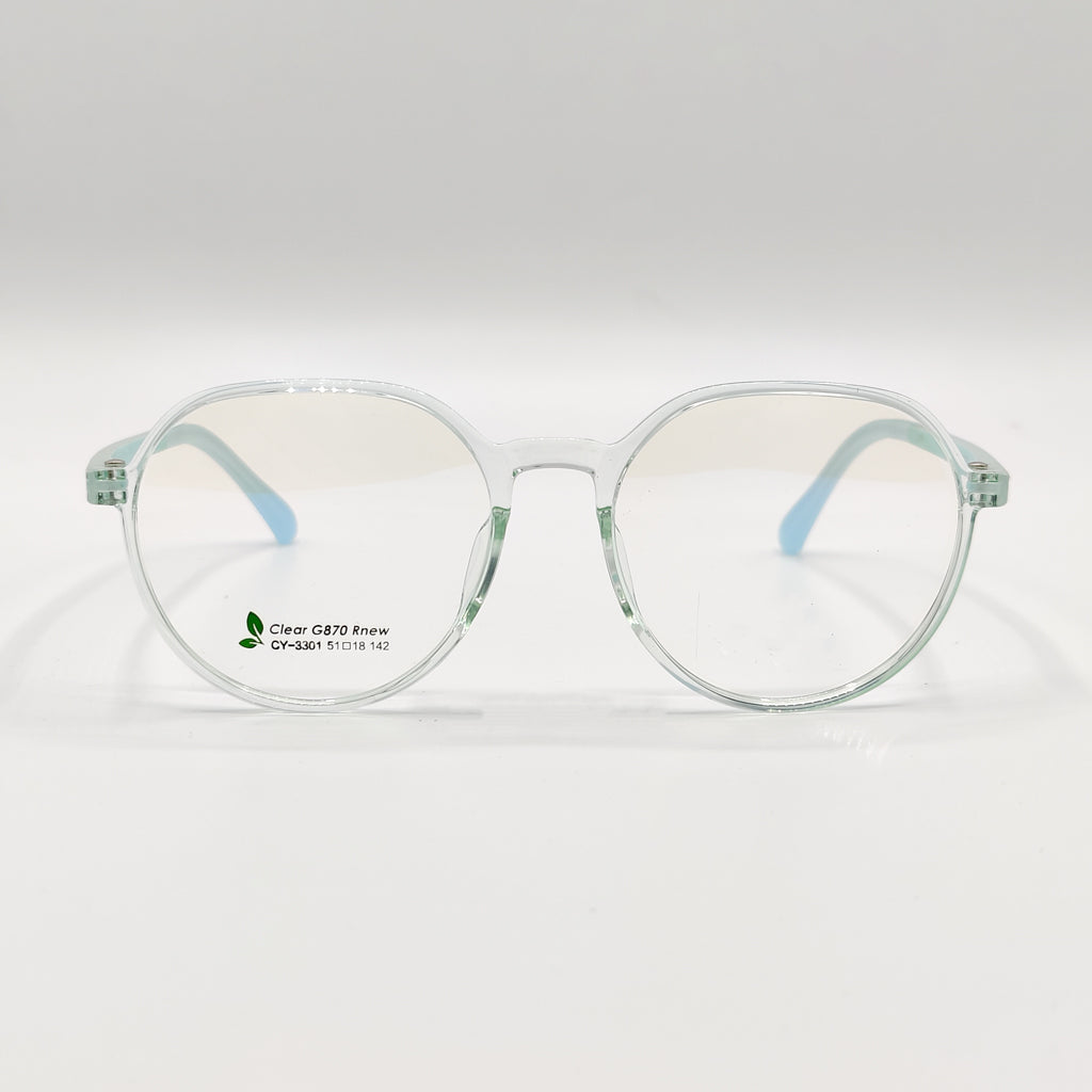 Round Panto Tint Green Unisex Frame