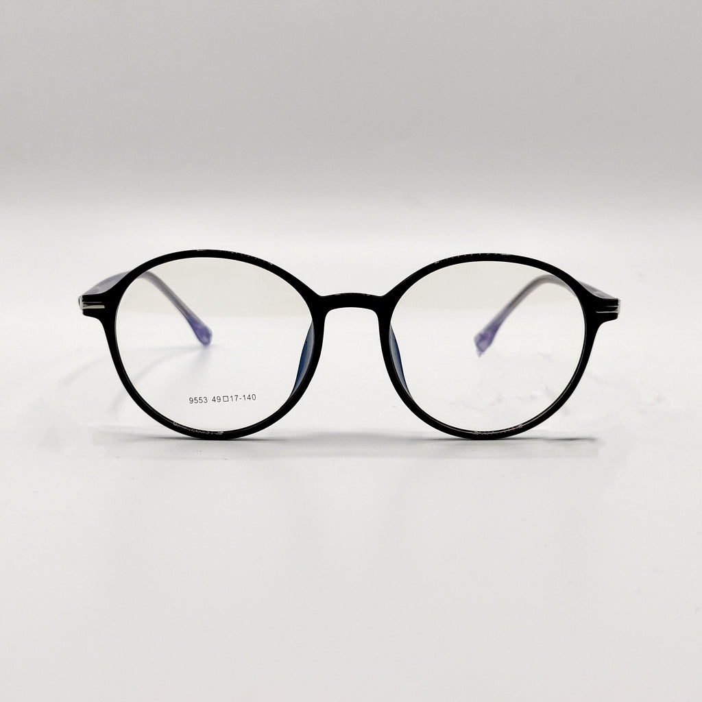 Round Transparent Side Unisex Frame